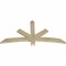 Ekena Millwork Alberta Rough Sawn Timber Gable Bracket, Douglas Fir, 60"W x 30"H x 2"D x 4"F, 12/12 Pitch GBW060X30X0204ALB00RDF - alternate 3